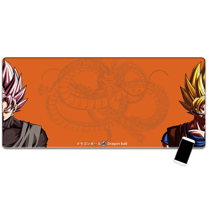 High Definition Printing Dragon Ball Super Z Series Son Goku Tide Brand Mouse Pad Large Edge Locking Computer Desk Keyboard Pad
