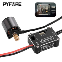 PYFORE 25A ESC 1212 3500KV Outer Rotor Motor Brushless Combo for TRX4M SCX24 FMS FCX18 FCX24 1/18 1/24 RC Crawler Accessories
