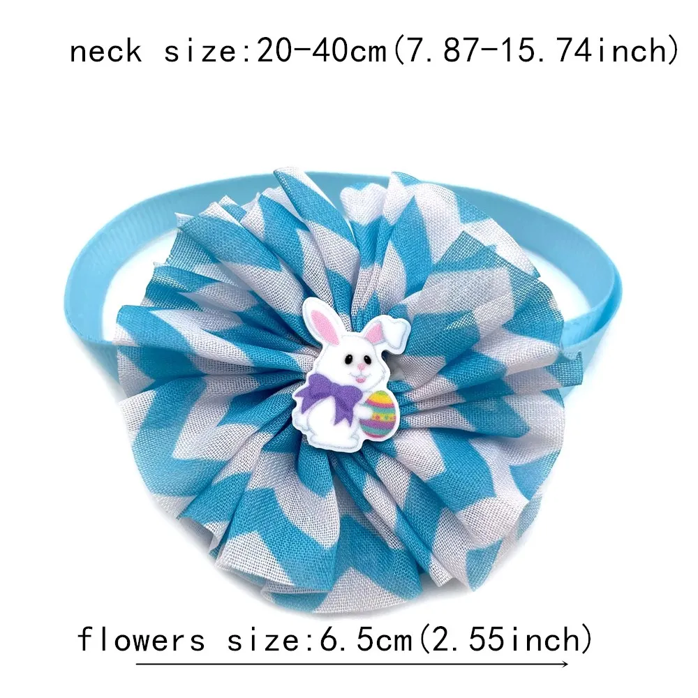 50/100pcs Easter Pet Dog Grooming Accessories Pet Dog Bowties Neckties  with Rabbit Eggs Accessories for Small Dog Cat Bowties