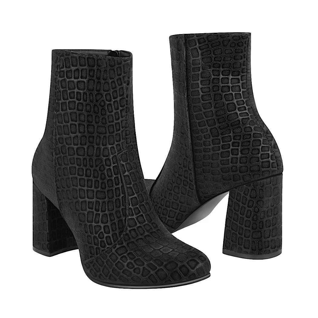 Dama Stylo 4302 Stivali in tessuto nero