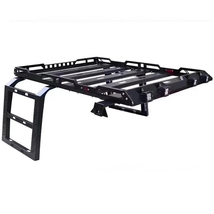 

Steel 4x4 luggage car roof rack With ladders without lights for Wrangler JL JK 2DOOR 4DOOR