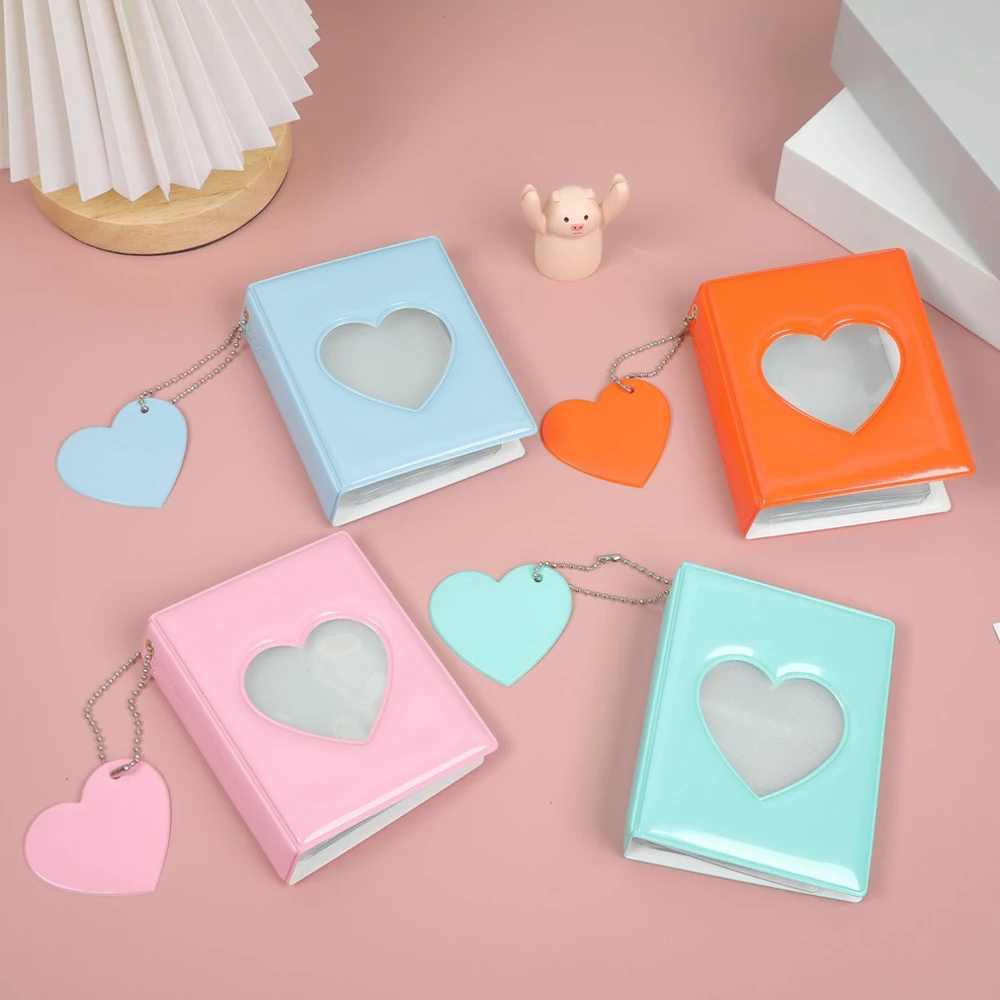 Pictures Storage Case Idol Star Chasing 32 Pockets 3 Inch Mini Wholesale Home Accessories Tools Photocard Holder Solid Color