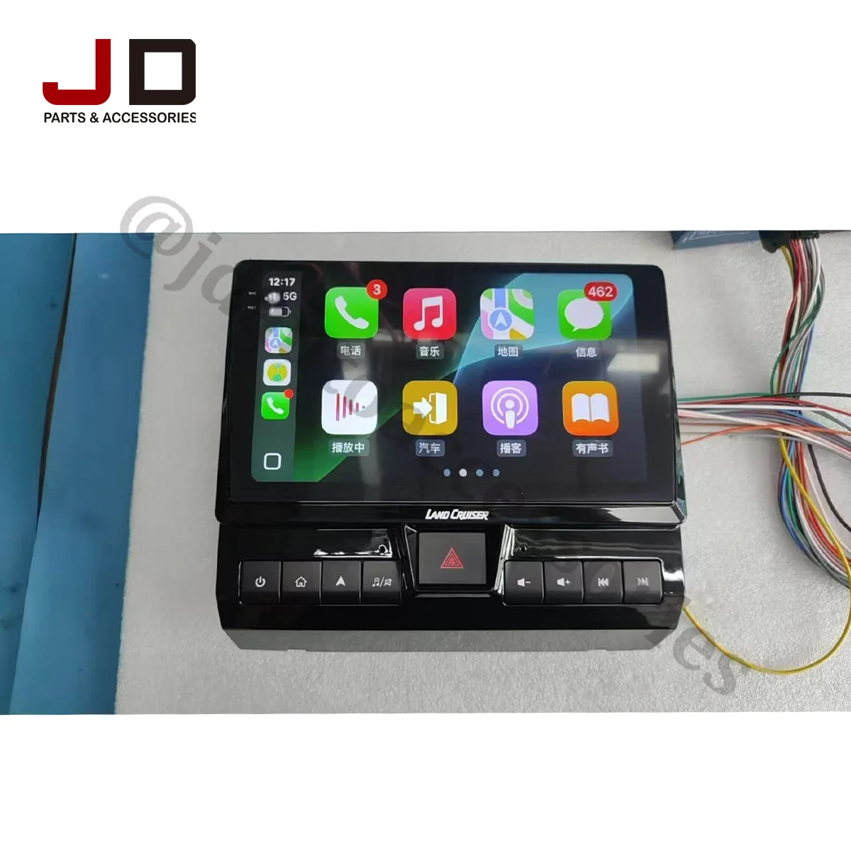 JD AUTO Portable Android Operating System Carplay LC76 LC79 2022 DSP GPS OBD2 Dashboard Unit 1 Year Warranty