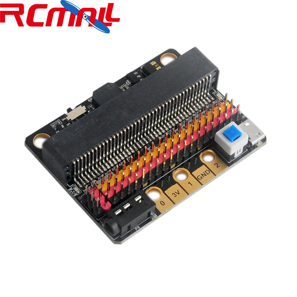 RCmall GPIO Expansion Board IOBIT V2 Breakout Adapter For Legoed micro:bit microbit, for Kids Programming Education MakeCode