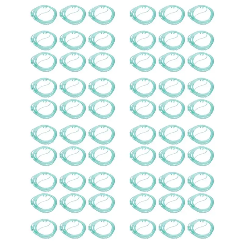 X18A-60Pcs Oxygen Cannulas 2 Meters Nasal Cannula Soft Nasal Oxygen Tubing O2 Cannula For Adults