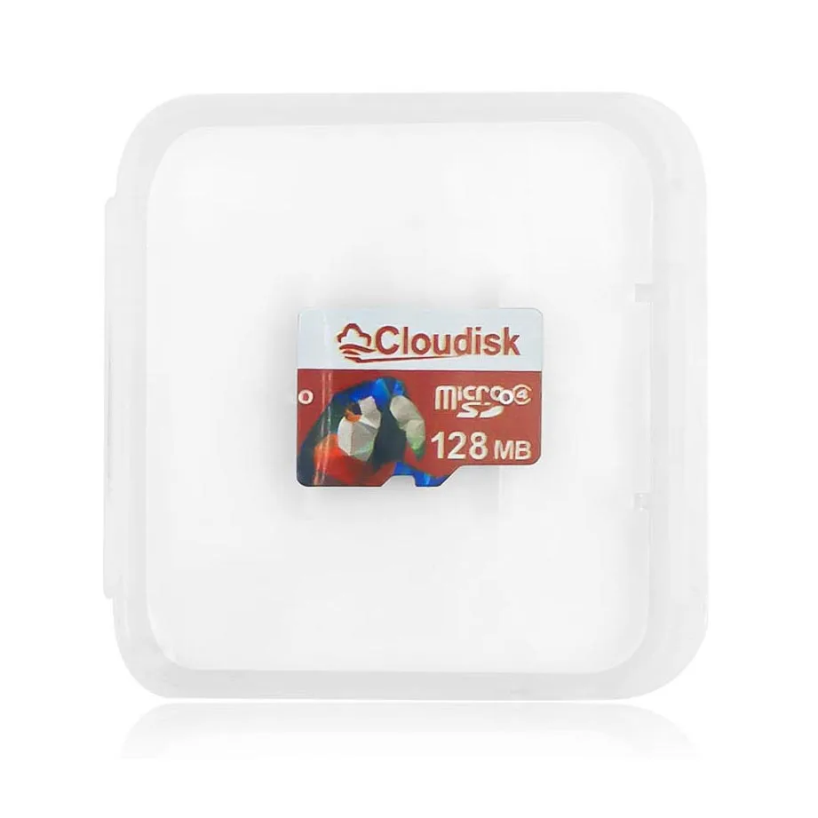 بطاقة ذاكرة Cloudisk ذات سعة صغيرة Micro SD سعة 128 ميجابايت 256 ميجابايت 512 ميجابايت (512 ميجابايت = 0.5 جيجابايت) بطاقات C4 Parrot TF لصور MP3 ملفات صغيرة