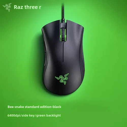Imagen 2 del producto Razer DeathAdder Essential Ratón para juegos por cable/ratones con cable 6400DPI 5 botones independientes para ordenador portátil PC Gamer