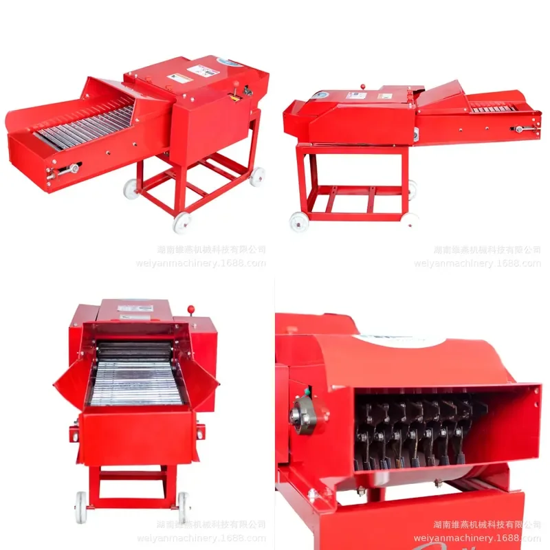 Guillotine Machine for Household Breeding Cattle and Sheep Dry Wet Corn Straw Crushing Breaking Grass Cutting and Silk