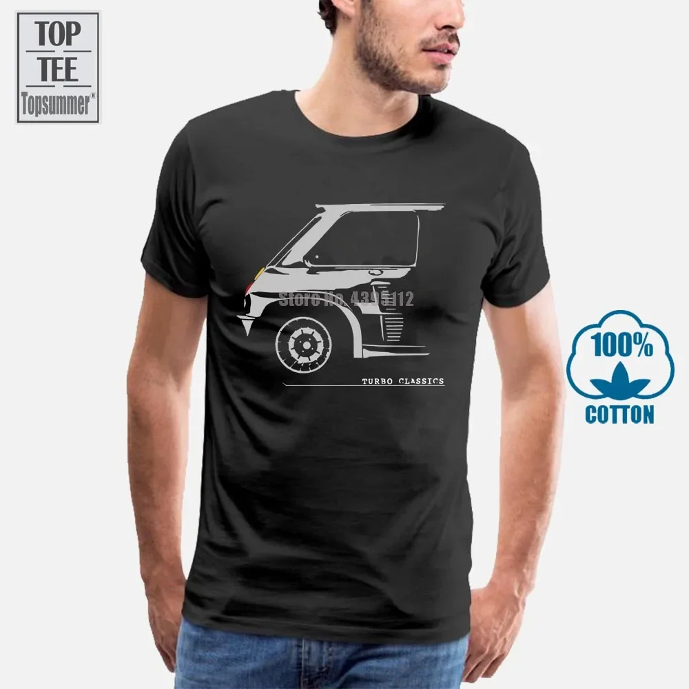 T-Shirt For Renault 5 Turbo Fans Classic French Sports Car Tshirt + Sweatshirt Long Sleeve Hoddies Unisex Hoddie Short Sleeve Te