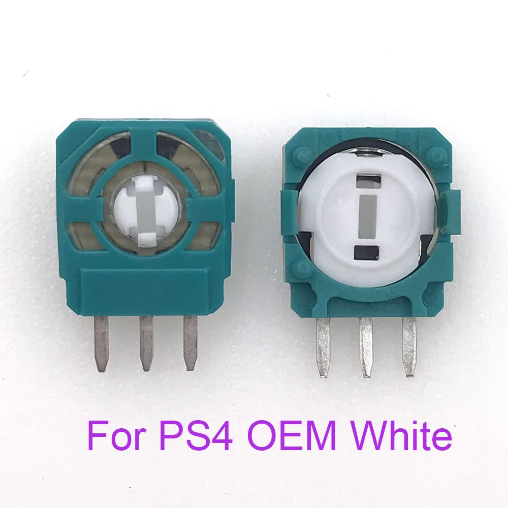 100 قطعة لـ PS4 PS5 عصا التحكم محور الاستشعار التناظرية وحدة الجزء الأخضر التبديل الجزئي لوحدة تحكم Playstation4 PS4 #3