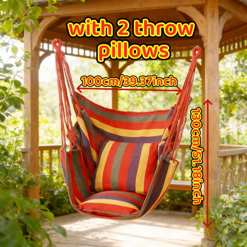 Patio Gazebo Hammock Chairs, Hanging Chairs, Outdoor Relaxation Hammocks, Suitable for Courtyards, Pavilions, And Outdoor Spaces