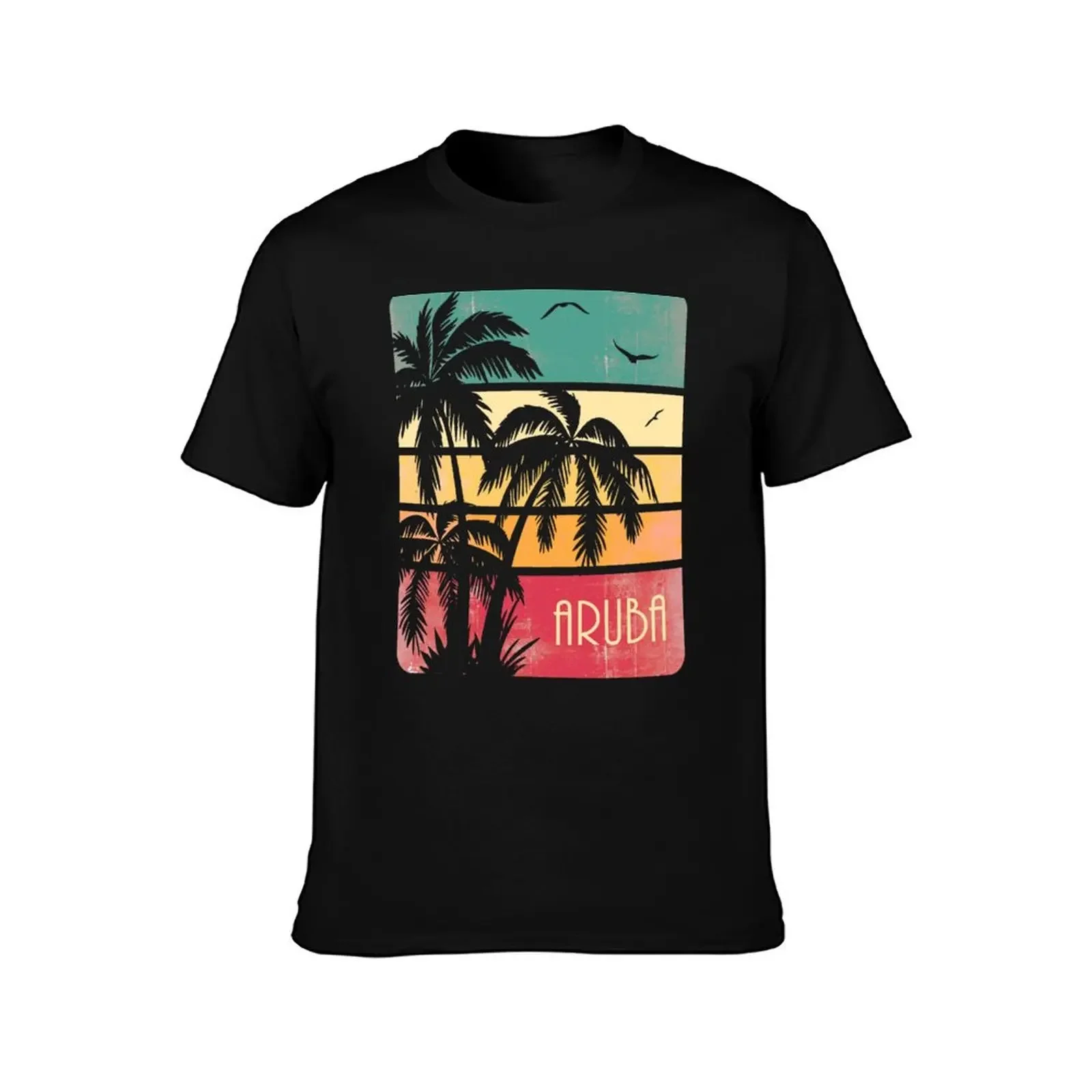 Aruba T-Shirt cotton graphic tees shirts graphic plus size tops mens t shirt