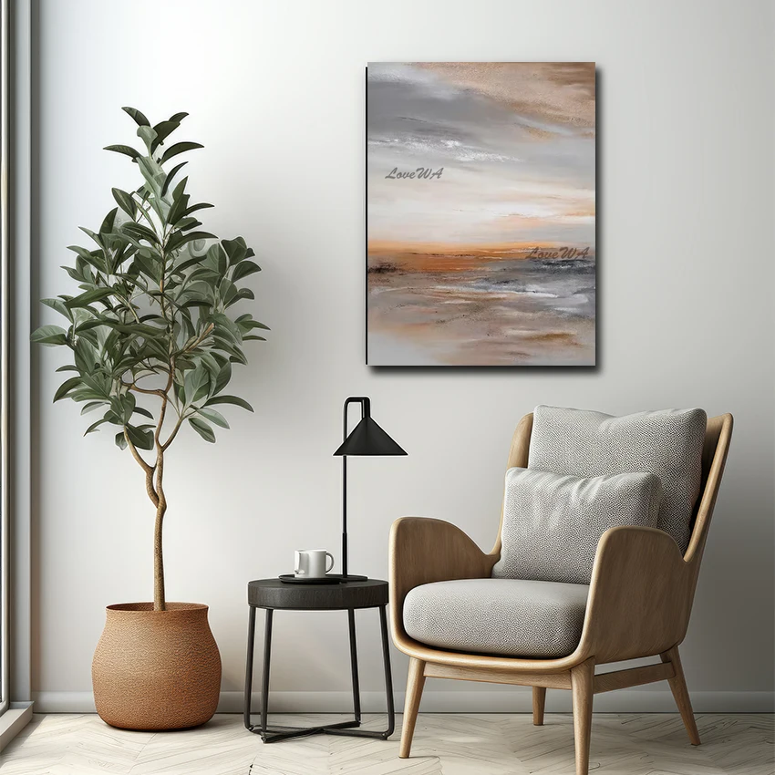 

Ручная роспись, акриловый дизайн, абстрактные современные картины, холст для украшения дома, настенная картина для ресторана, безрамная