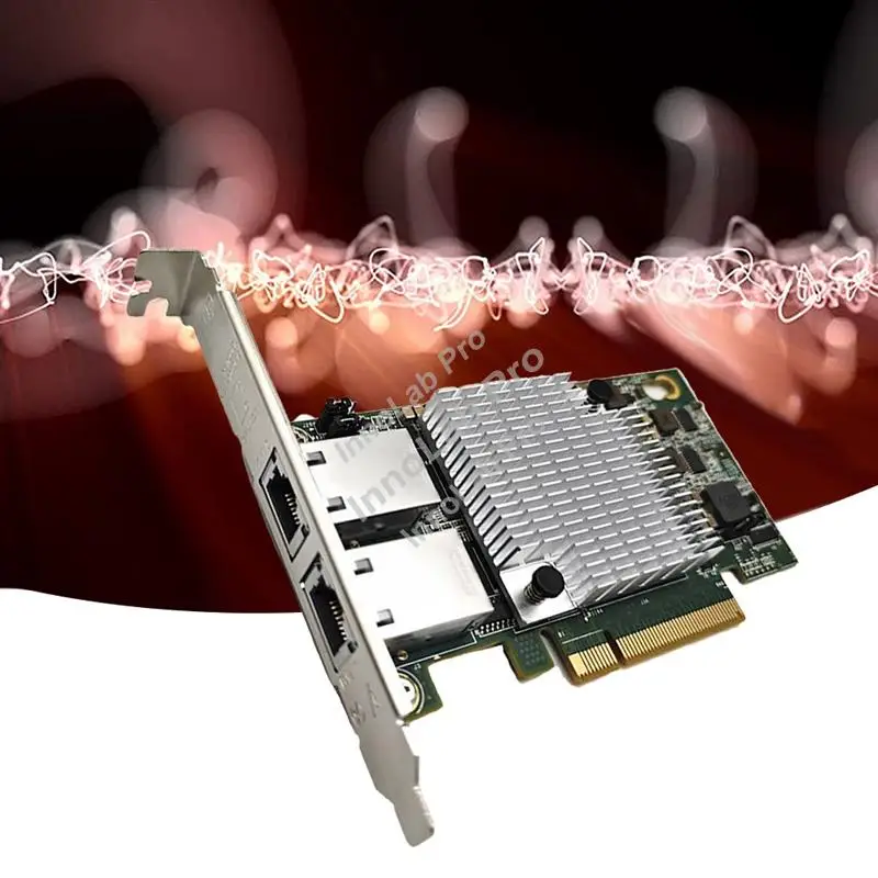 

Двухпортовая сетевая карта Ethernet 10G X540-T2 PCIE-X8 X16, расширенный адаптер Nework, поддержка Synology NAS-A12I