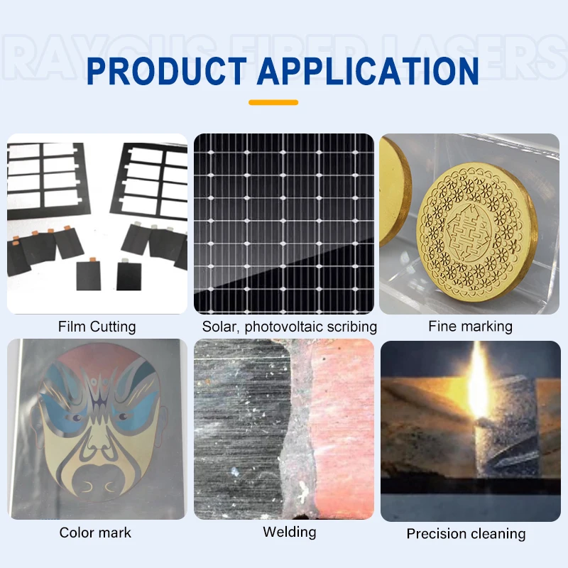 Raycus RFL-P300MX 300W Mopa Pulse Fiber Laser Source for Welding Cutting Cleaning Marking