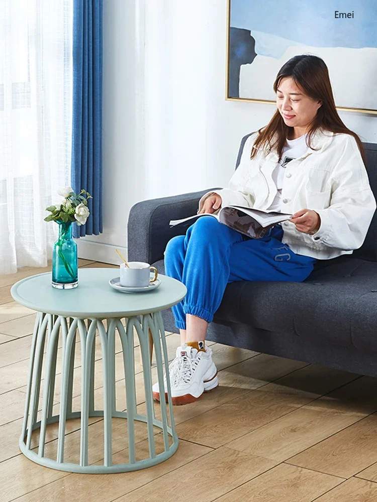 

Nordic Home Bedroom Living Room Small Table Simple Modern round Coffee Table Small Apartment Side Table