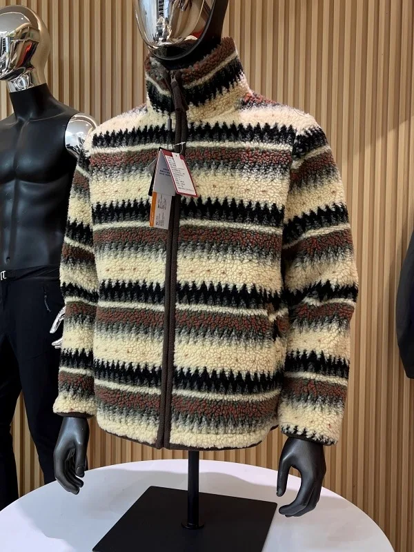 Thiened Lamsfluweel Outdoor Jaet Opstaande Kraag All-Match Casual Sle Damesjas Warm Polyestervezel Lange Sve Rits