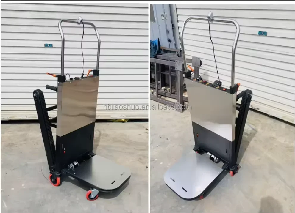 New Load 400kg 500kg Iron Motorized Stair Climber Foldable Hand Trolley Moving Dolly for Up/Down Stairs