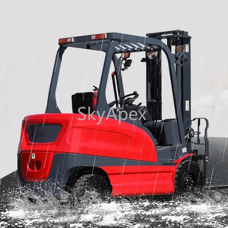 Fast Delivery 48V 150Ah Lithium Battery Electric Forklift With Solid Tire for Indoor Warehouse Logistics CE Certified Heavy Duty