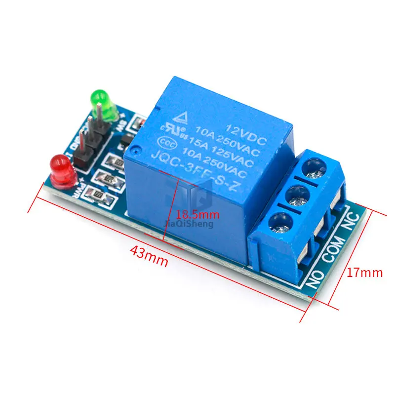 1PCS 12V low level trigger One 1 Channel Relay Module interface Board Shield For PIC AVR DSP ARM MCU Arduino