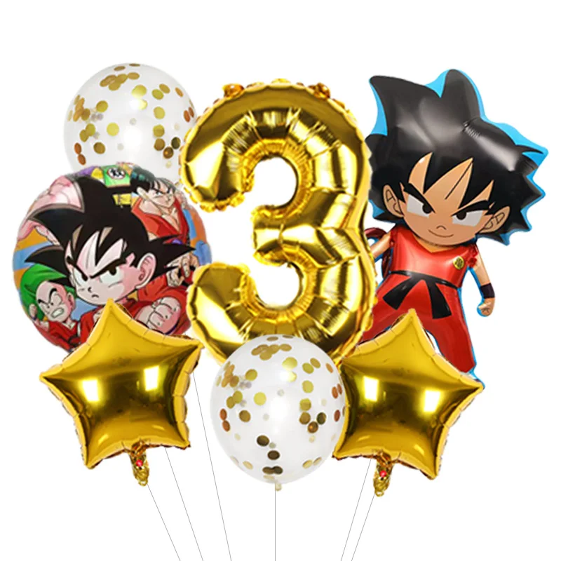 Trunks Sword Future Foil Balloon Dragon Ball Z Character Mylar for Anime Themed Birthday Party Boy Cake Topper view 4
