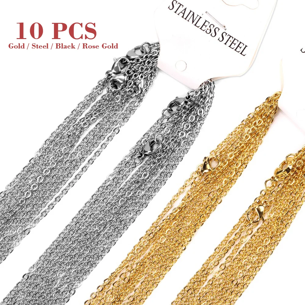 Jewelry Making Party - 10 قطع بالجملة من سلاسل الكابلات