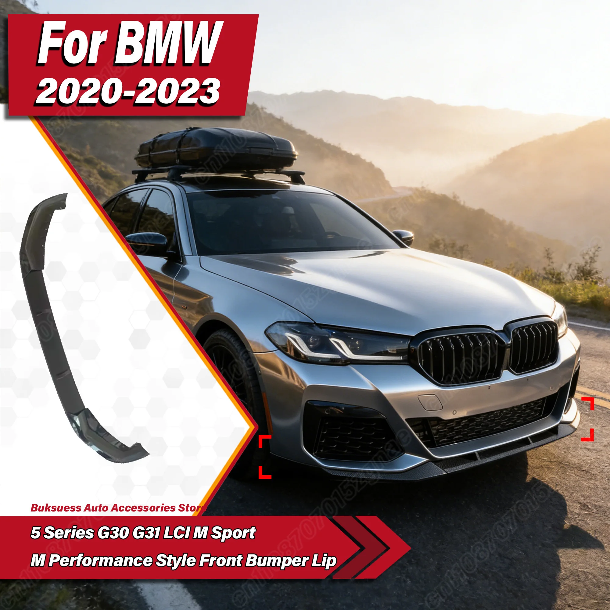 

Для BMW 5 серии G30 G31 LCI 2005-2010: Комплект для модификации переднего бампера в стиле M Sport Performance