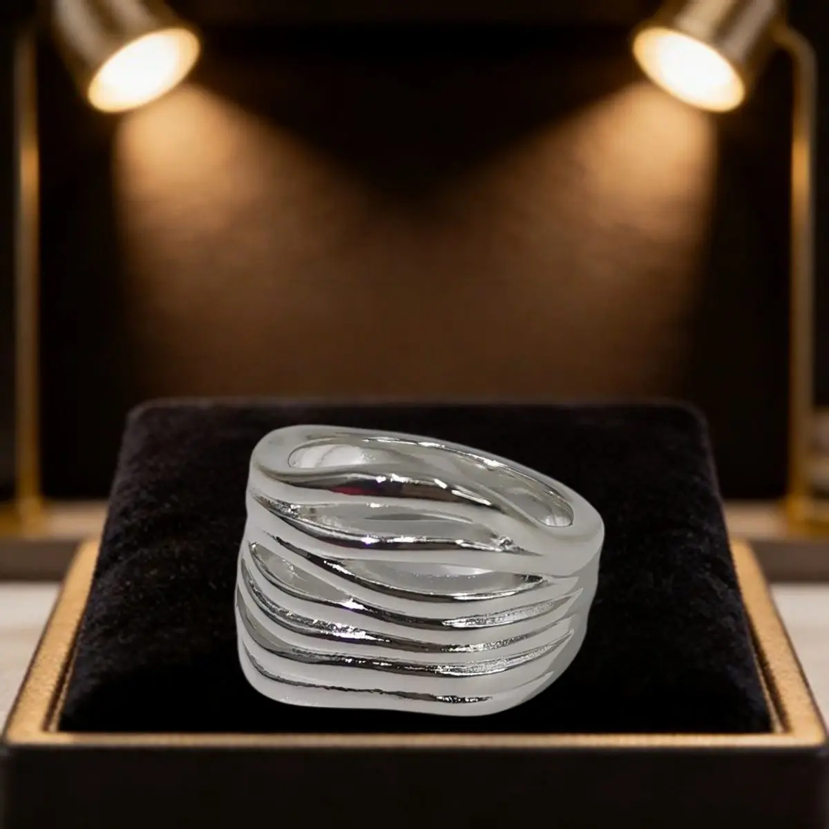 

2026 Spanish Trendy Casual Style Gold Silver Geometric Rings Jewelry Accessories Festival Gifts