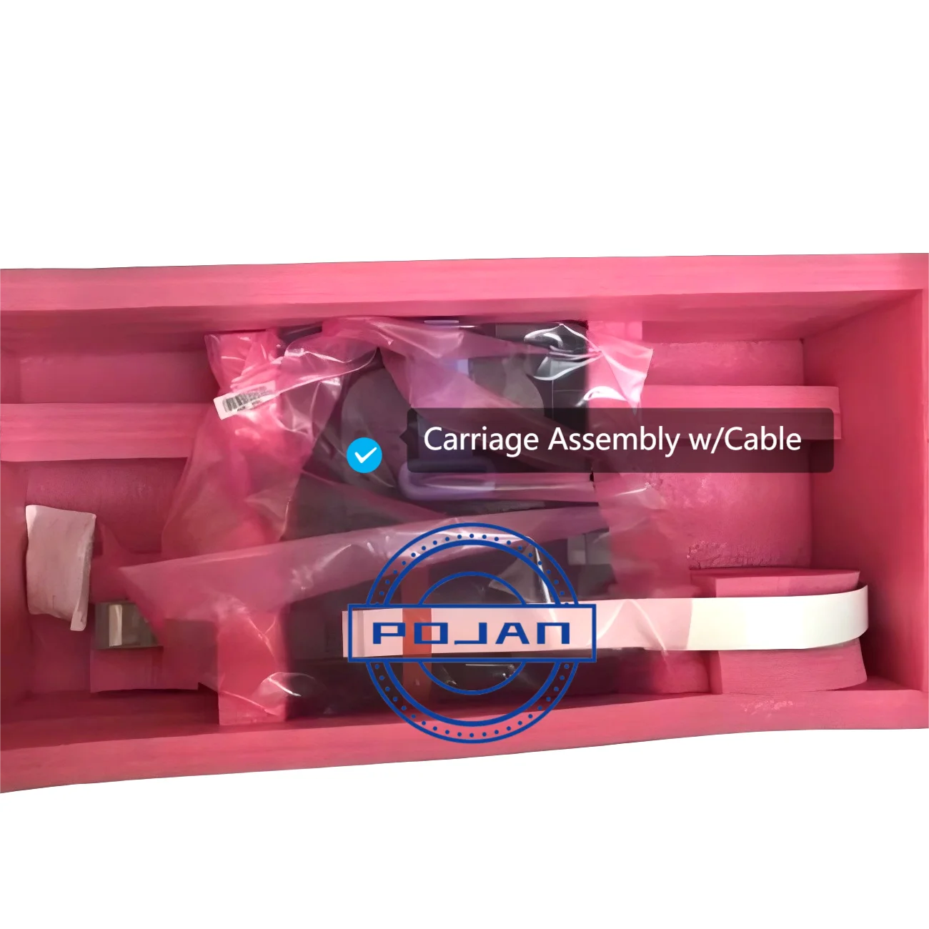 POJAN Q6675-67020 Carriage Assembly With Cable 24in Q6675-67007 Compatible with Designjet Z2100 24inch Printer Plotter Part