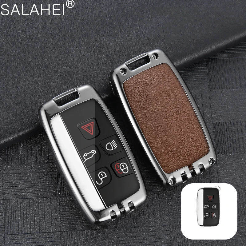 For Land Rover Range Rover Sport Evoque Freelander Velar Discovery 4 LR2 LR4 For Jaguar XJ XF XJL Car Key Case Shell Cover Fob