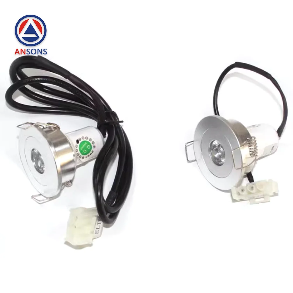 XAA417AK2 XT5243E129 DC12V OTIS Elevator Round Emergency Light LED Car Lighting Ansons Elevator Spare Parts
