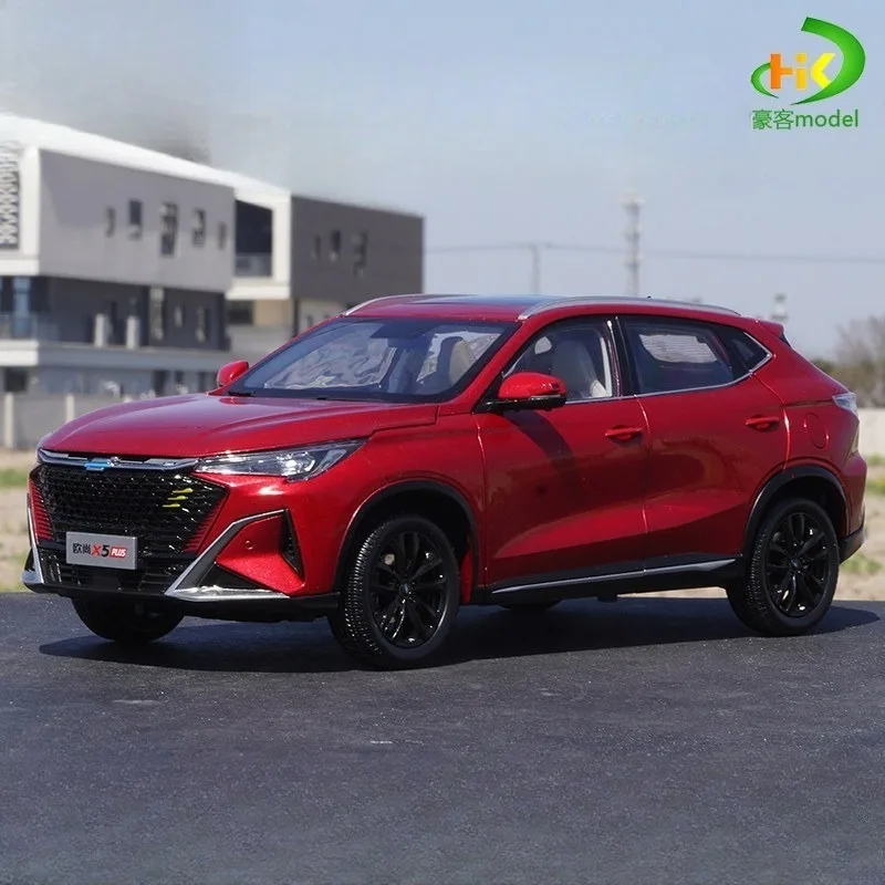 1:18 Original Changan Automobile Auchan X5 PLUS Car Model Alloy Full Open SUV Simulation Model Gift Ornament