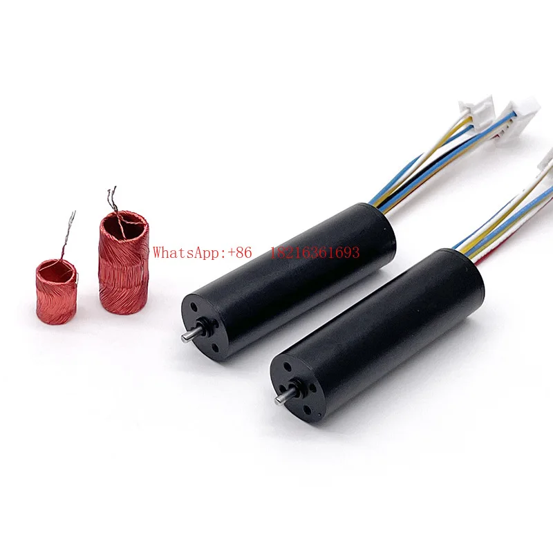 60W Output 1652 Coreless Motor Large Torque 16mm Diameter 4 Pole 12v Brushless Coreless Motor