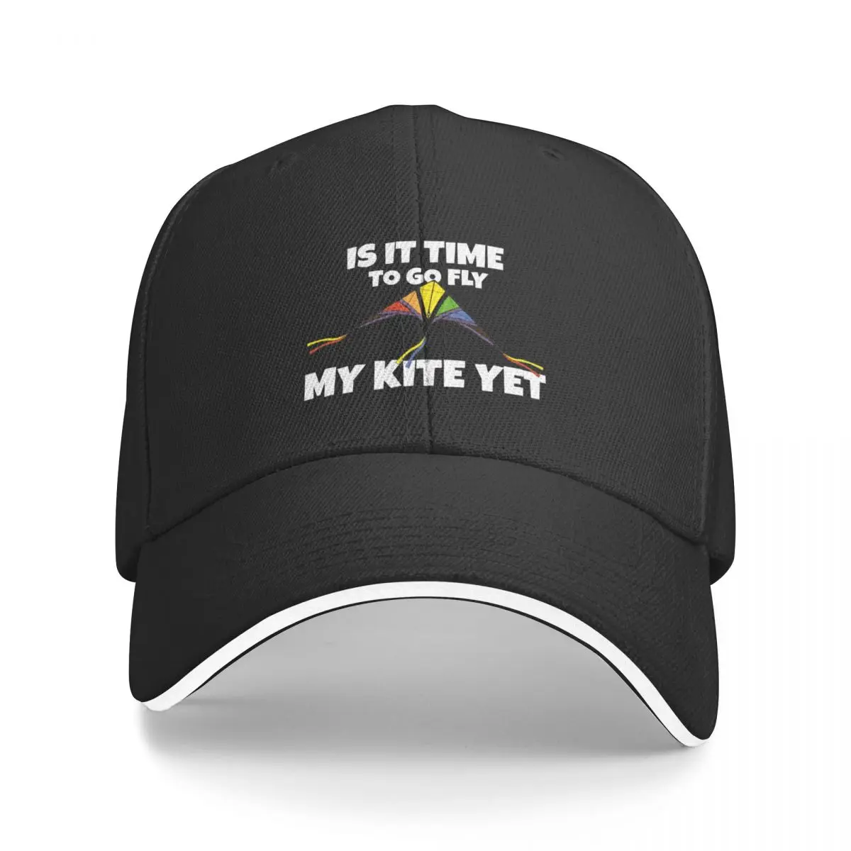 Kite Flying Outdoors Hobby For Adults & Children - Is It Time To Go Fly My Kite Yet Baseball Cap Trucker Hat Visor Boy Women's