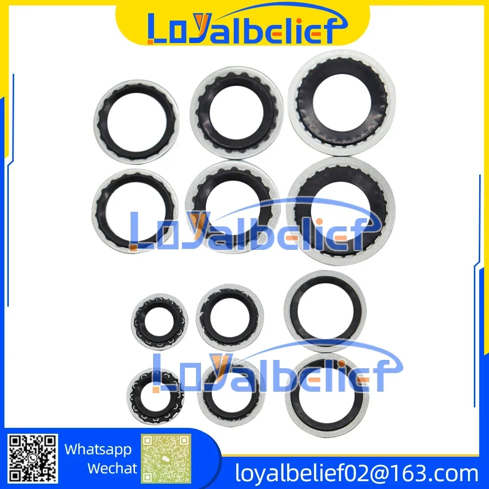 Auto Air Conditioning Systems Expansion Valve New Sealing Gaskets For Pipe Head Compressor Gasket