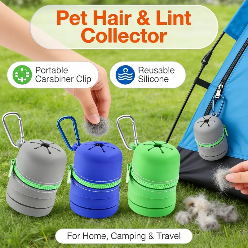 

Складная силиконовая коробка для нахлыстовой рыбалки с молнией, портативная многофункциональная корзина для мусора с карабинами, рыболовные аксессуары