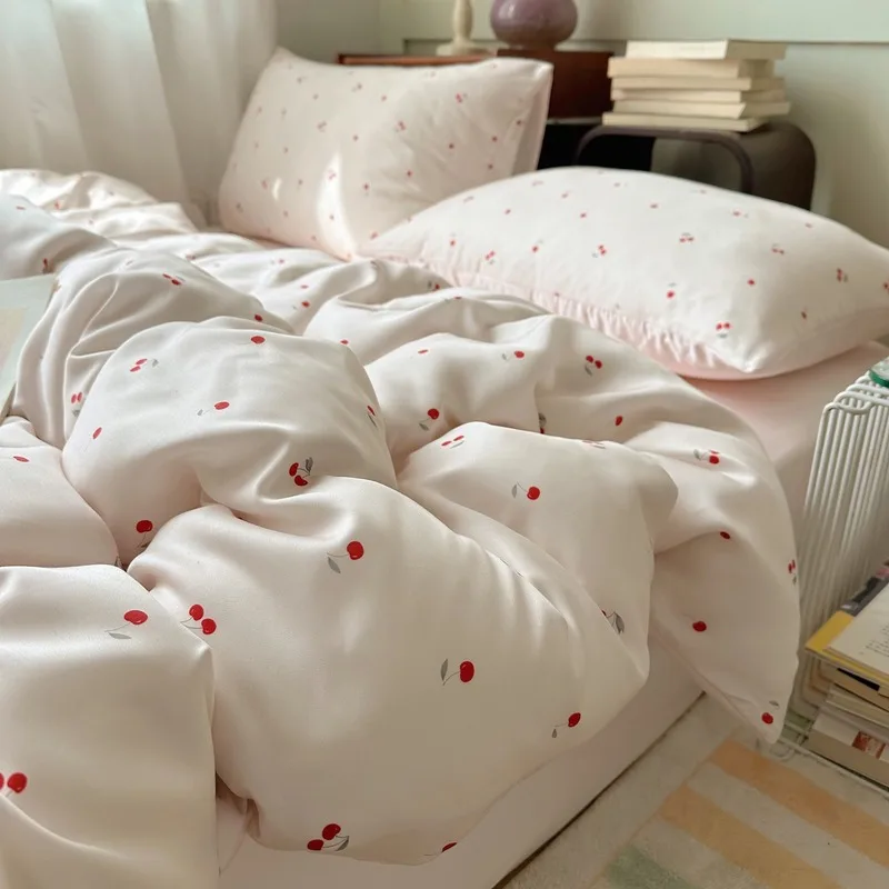 1pc Skin-Friendly Printed Ice Cooling Duvet Cover – Soft, Breathable, Cooling Quilt Cover for All Seasons (Without Pillowcase)