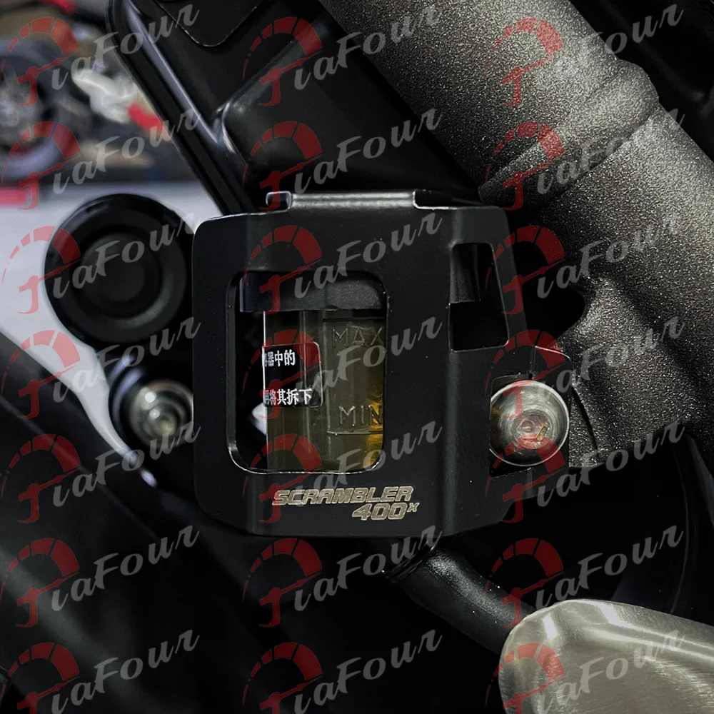

FIT For Scrambler 400X Speed 400 2023-2024 Motorcycle Rear Brake Fluid Reservoir Guard Cover Protector