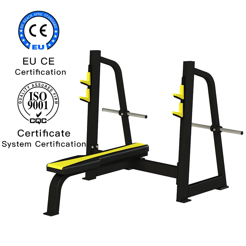 مقعد مسطح للياقة البدنية في صالة الألعاب الرياضية التجارية Zenbon عالي الجودة #3