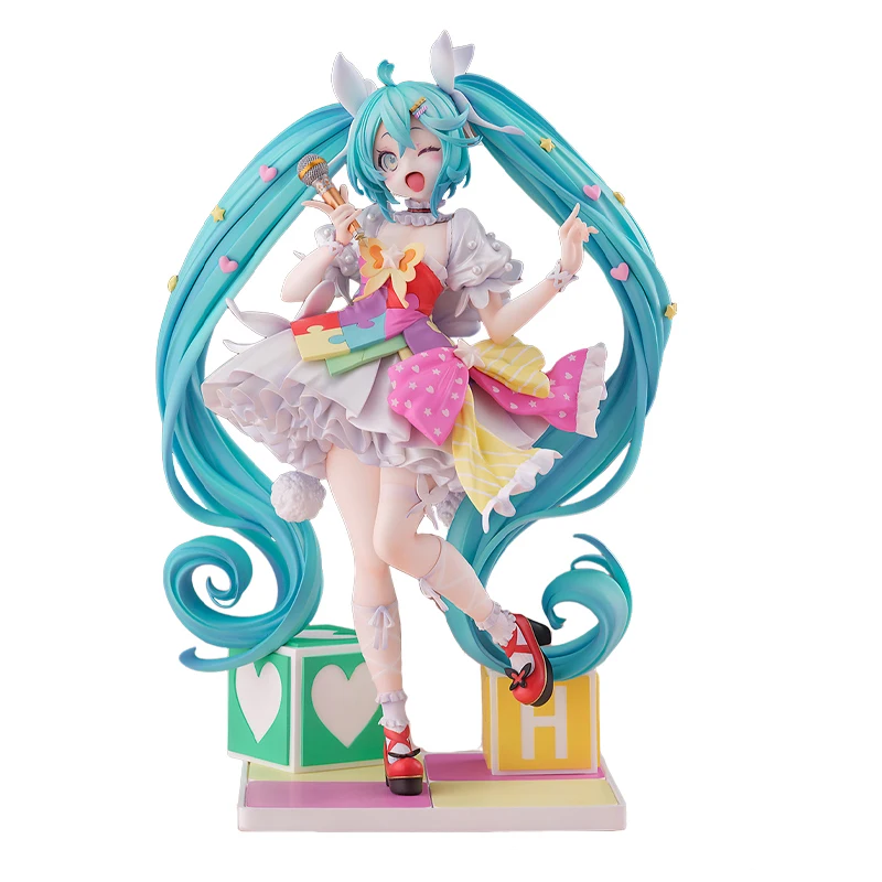 Genuine Hatsune Miku Hobby Stock Hatsune Miku EXPO 2023 VR ver.  Original Anime Figure Collectible Statuette Model Doll Gift