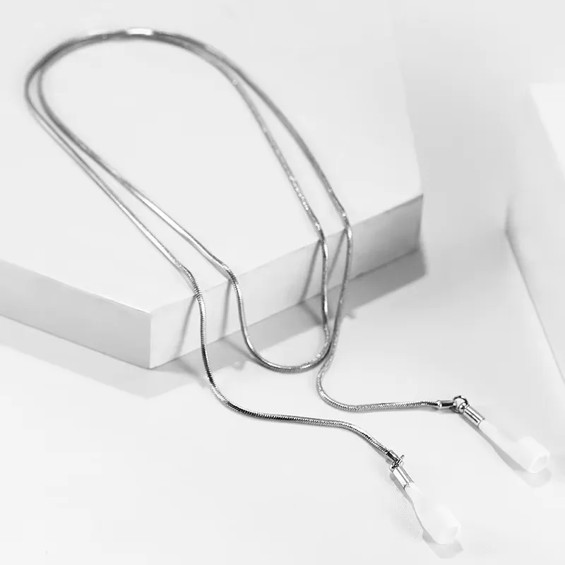 Anti-Lost Ear Clip Bluetooth Earphone Holders Accessories Love pendant Chain necklace Gold Chain Earrings for Airpods 1 2 3