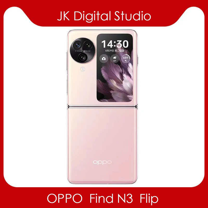 New OPPO Find N3 Flip 5G Cell Phone MTK Dimensity9200 6.8Inch