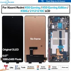 Original OLED For Xiaomi Redmi K50 Gaming Edition K50G 21121210C lcd Pantalla Display Touch Panel Screen Digitizer Assembly Part