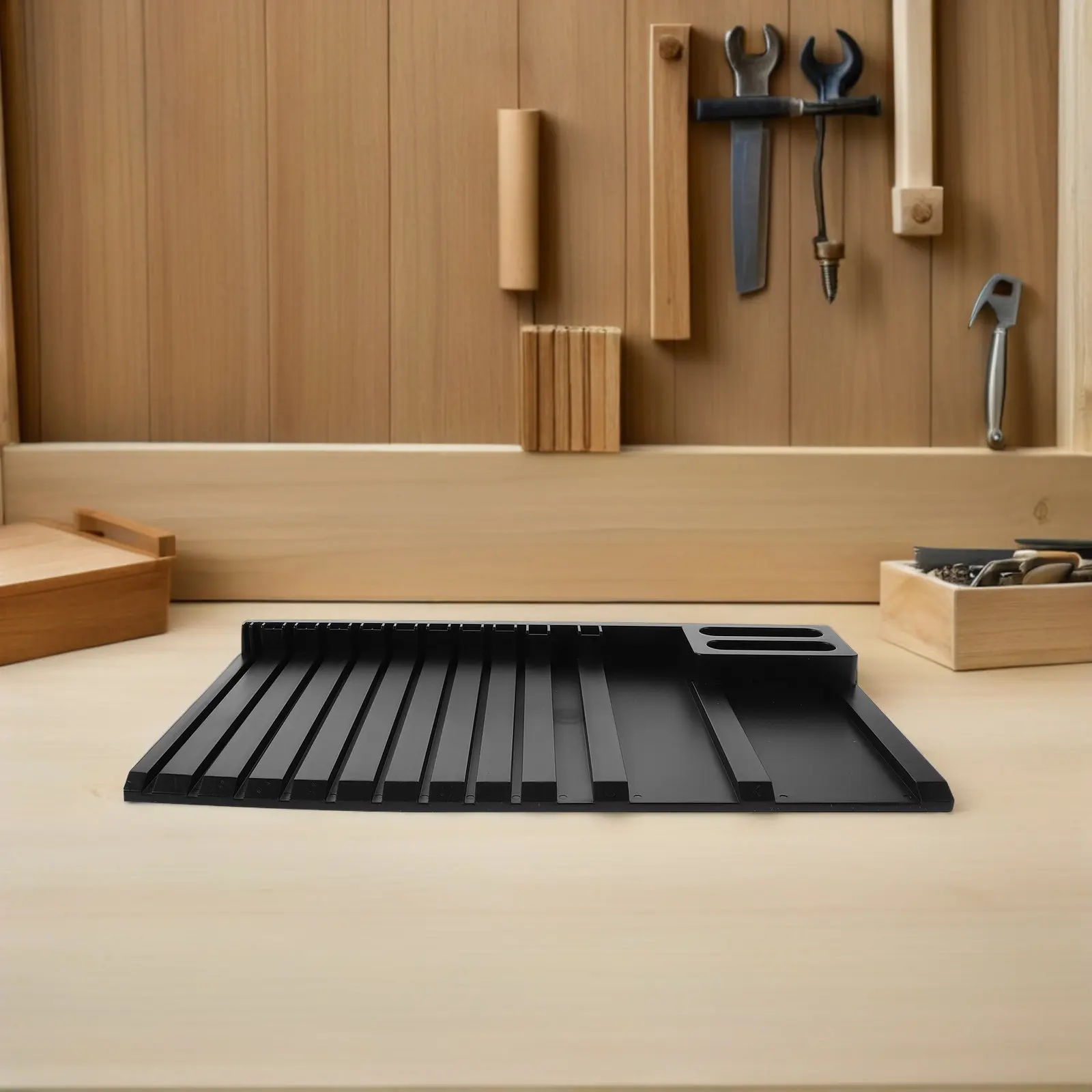 

Kit Organizer Rack Compact Adjustable Parts Storage Holder for DIY Hobby Tool Storage Sorting Trays Workshop Shelf Stand