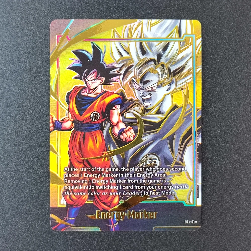 DIY Dragon Ball Super Fusion World Energy Marker GOLD E01-01 E01-02 E01-03 E01-04 E01-05 E01-06 English TCG Anime Cards