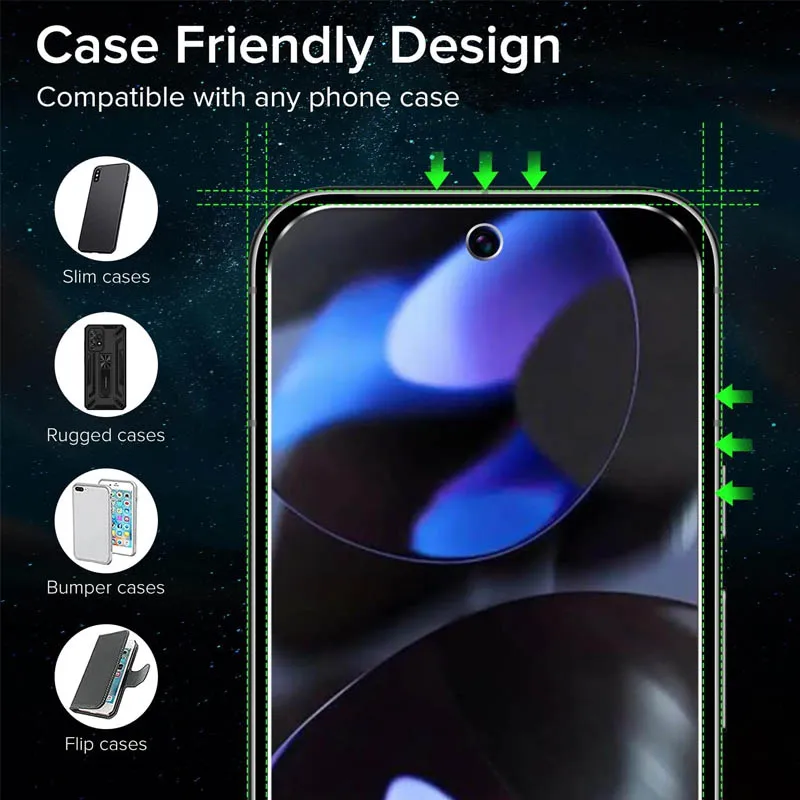 Vidrio con desbloqueo por huella digital para Pixel 9 Pro 10 8A 9A 10A 7A 8 Pro, protector de pantalla Pixel 9 Pro XL, vidrio templado para Google Pixel 9 4