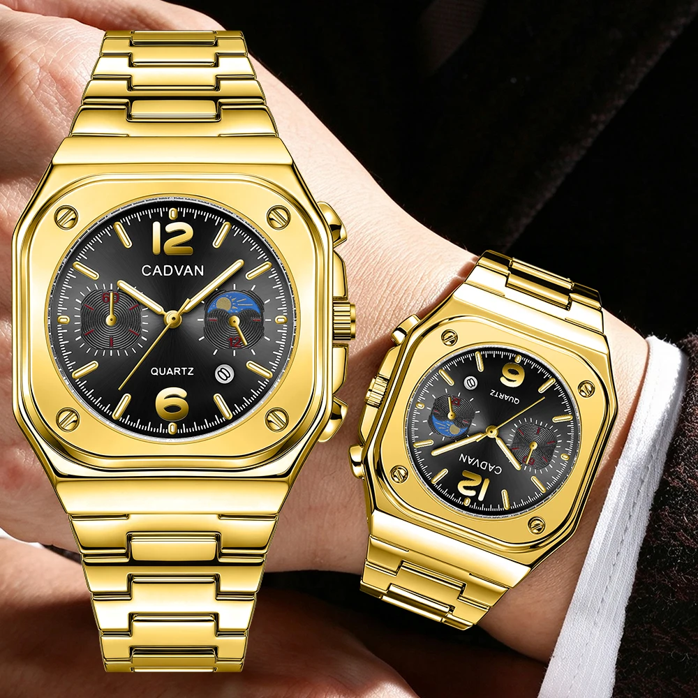 1Pcs Men's Stylish Watch Set, Business & Elegant, Ideal Gift For Ramadan Presents, Father's Day, Christmas, Family Gatherings