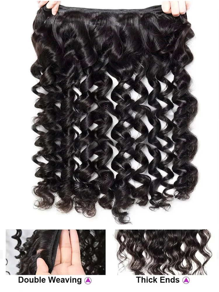 30 32 بوصة حزم موجة فضفاضة حزم الشعر البشري فضفاض موجة عميقة حزم البرازيلي 3 4 حزم الشعر الخام حزم وصلات شعر