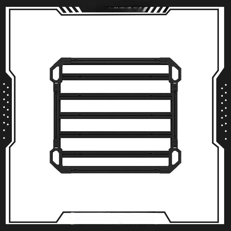 

For Ford Bronco Roof Rack, Hot Selling Half-Frame Roof Luggage Carrier Platform, Exterior Modification Accessory for Bronco SUV