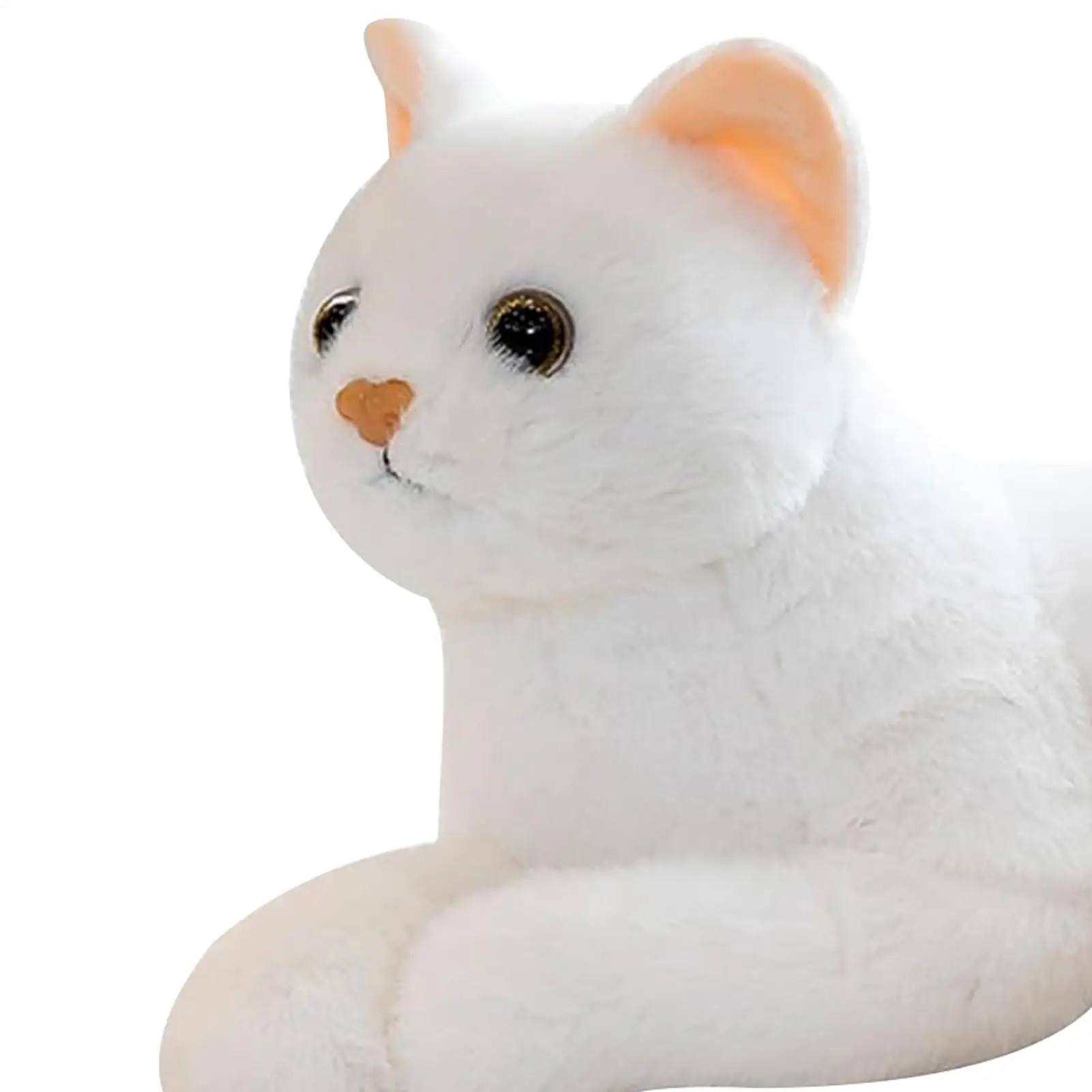 

Plush Cat 12inch Soft Realistic Toy Throw Pillows Girls Kitten Plush Stuffed Doll for Home Office Dorm Car Sofa Nursery Birthday